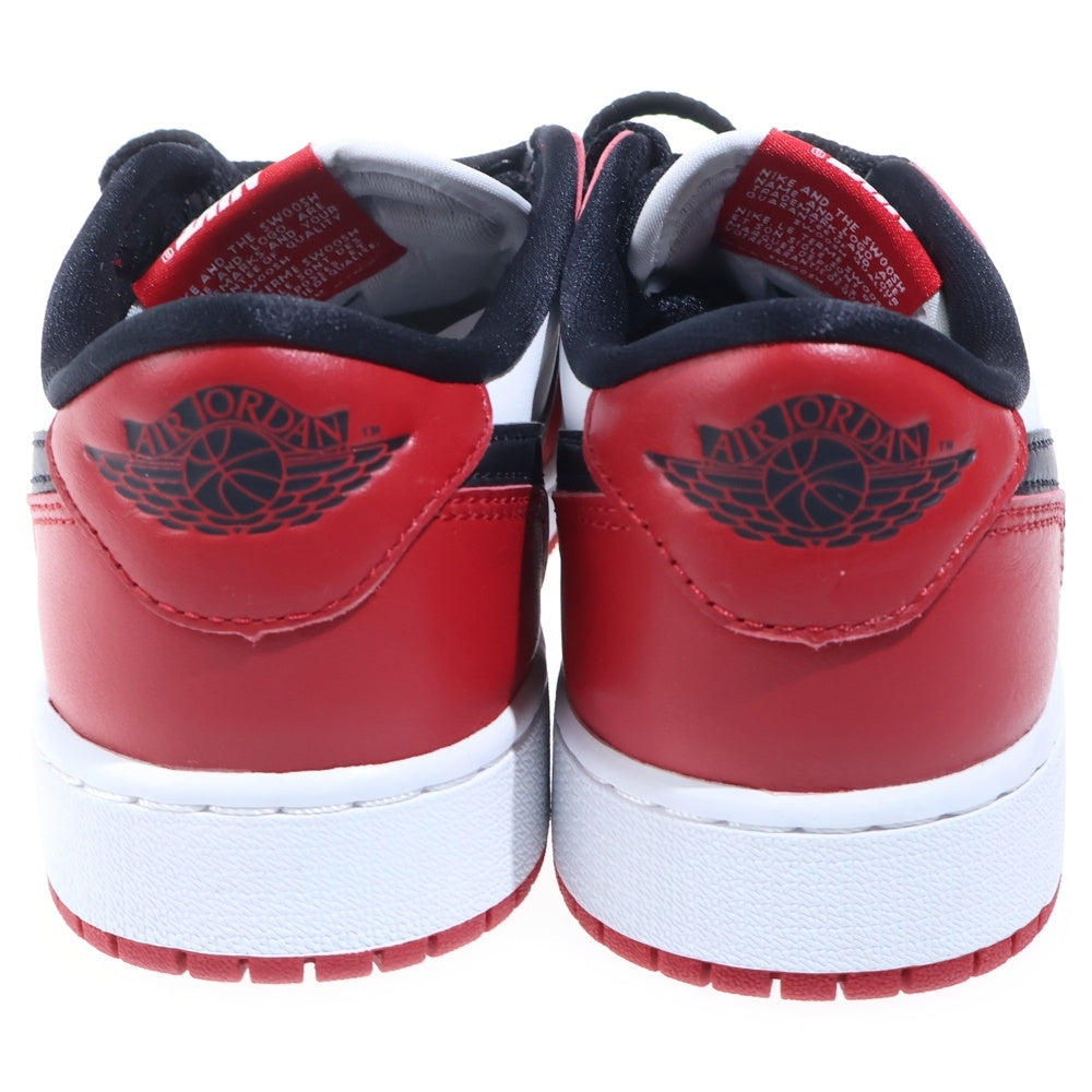 NIKE(ナイキ) GS AIR JORDAN 1 RETRO LOW OG CHICAGO エアジョーダン1 レトロ シカゴ ローカットスニーカー ホワイト/レッド US5Y/23.5cm HQ6999-600 レディース