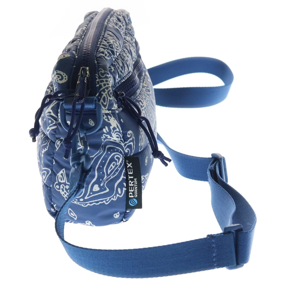 SUPREME(シュプリーム) 22AW Puffer Side Bag ペイズリー柄 パファー 