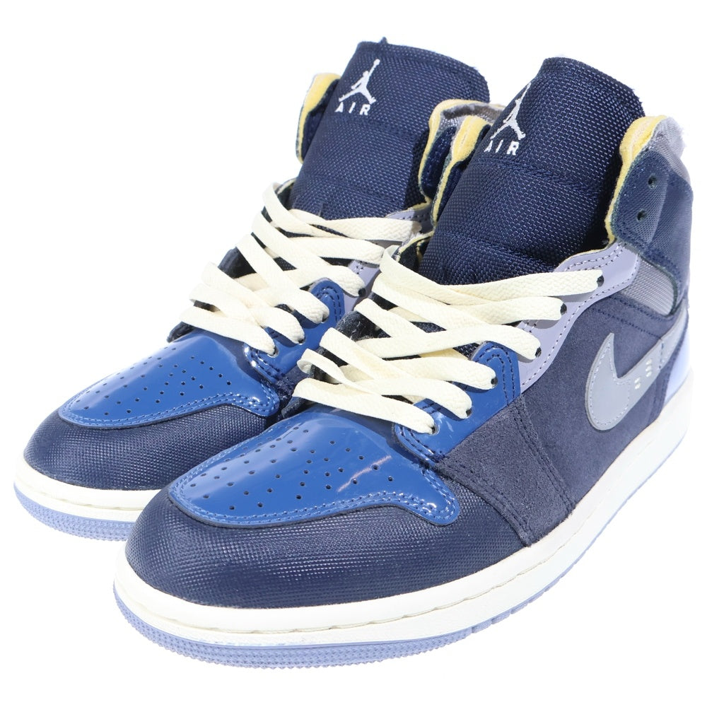 NIKE(ナイキ) AIR JORDAN 1 MID CRAFT Obsidian エアジョーダン 1 ミッド クラフト オブシディアン ミドルカットスニーカーシューズ ネイビー US7.5/25.5cm DR8868-400