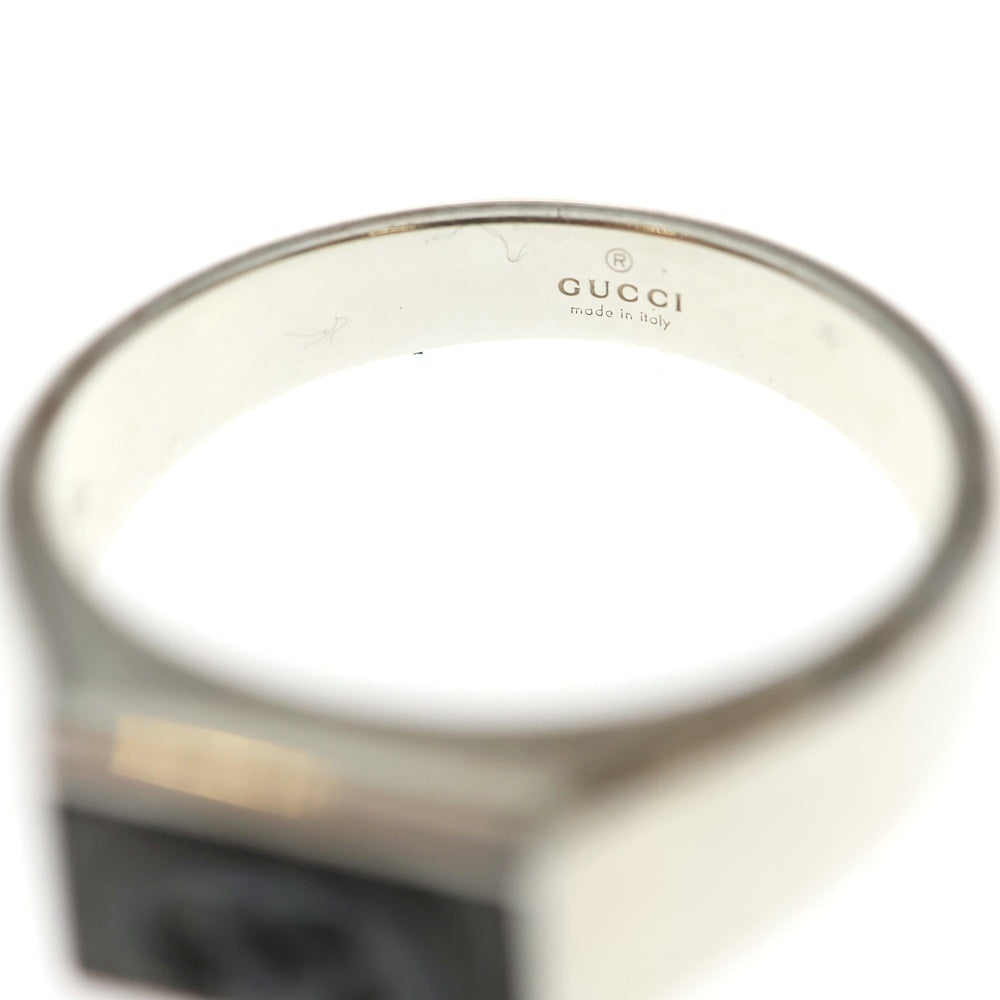 GUCCI(グッチ) インターロッキング シグネット リング シルバー レディース