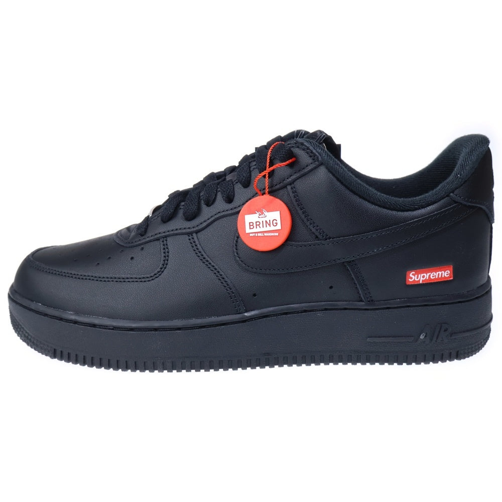 NIKE(ナイキ) ×SUPREME AIR FORCE 1 LOW SP エアフォースワン ローカットスニーカー ブラック US9.5/27.5cm CU9225-001