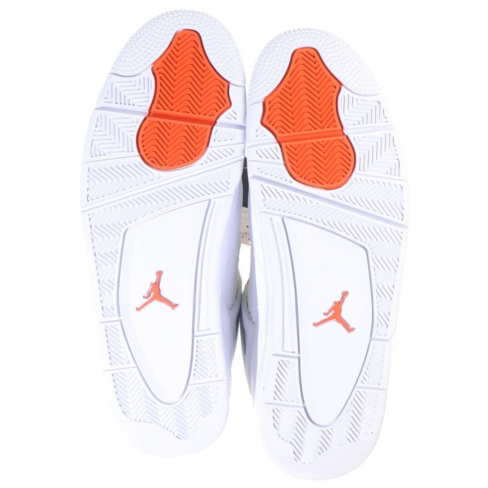 NIKE(ナイキ) AIR JORDAN 4 RETRO TEAM ORANGE エアジョーダン4 レトロ チームオレンジ ハイカットスニーカー ホワイト/オレンジ US14/32cm CT8527-118