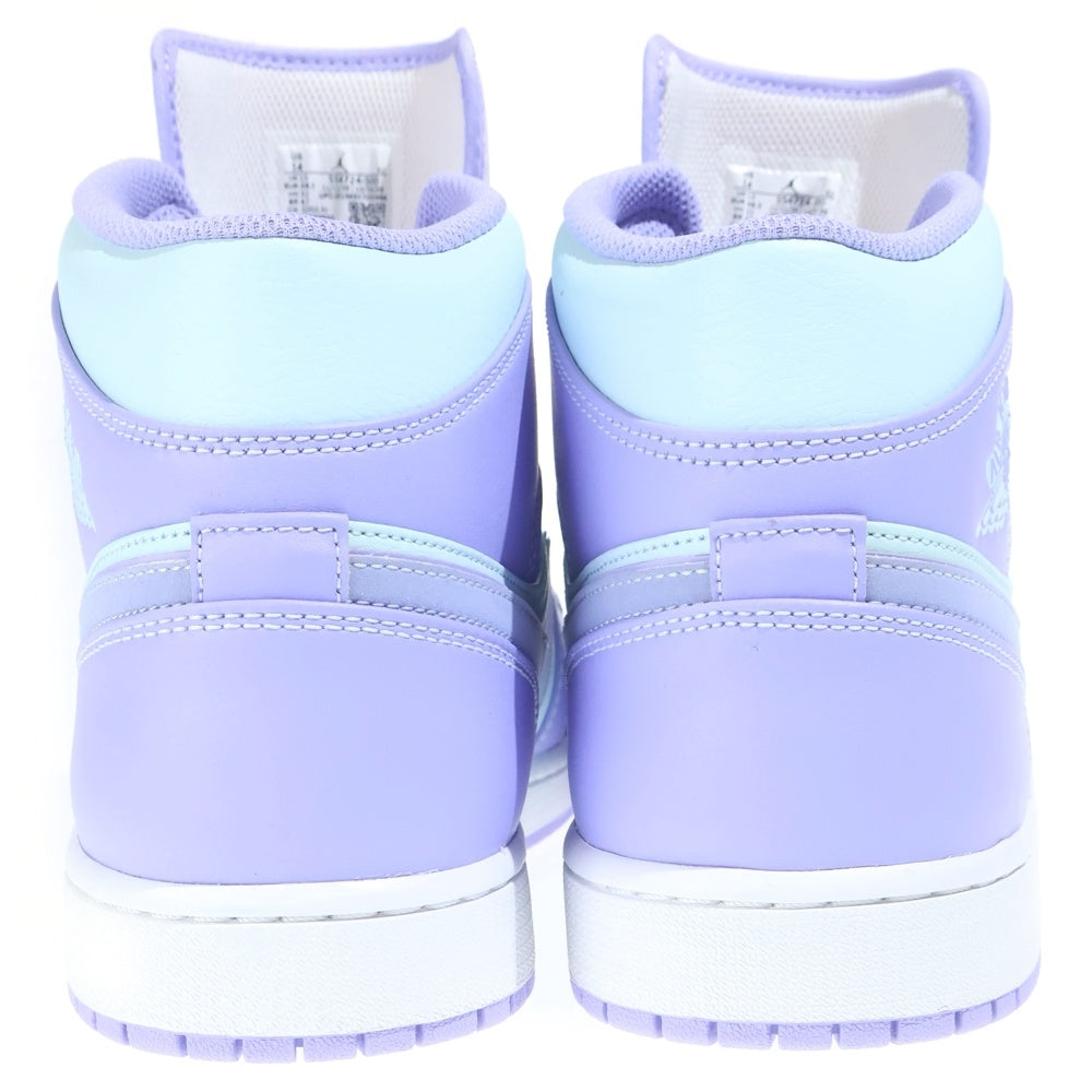 NIKE(ナイキ) AIR JORDAN 1 MID PURPLE AQUA エアジョーダン1 パープルアクア ミッドカットスニーカー ブルー/パープル US14/32cm 554724-500