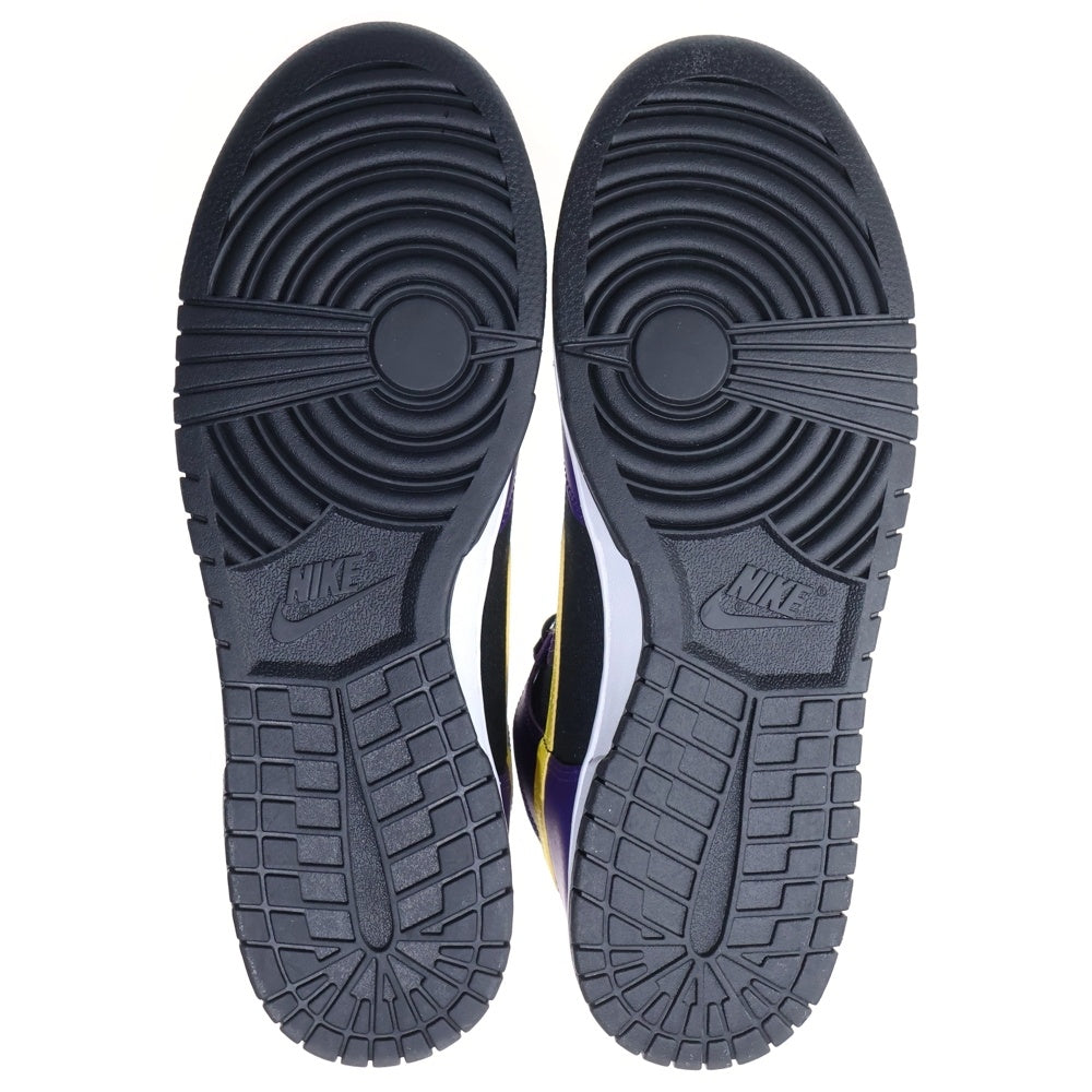 NIKE(ナイキ) Dunk High EMB Lakers ダンクハイ ハイカットスニーカー パープル/ブラック/イエロー US12/30cm DH0642-001