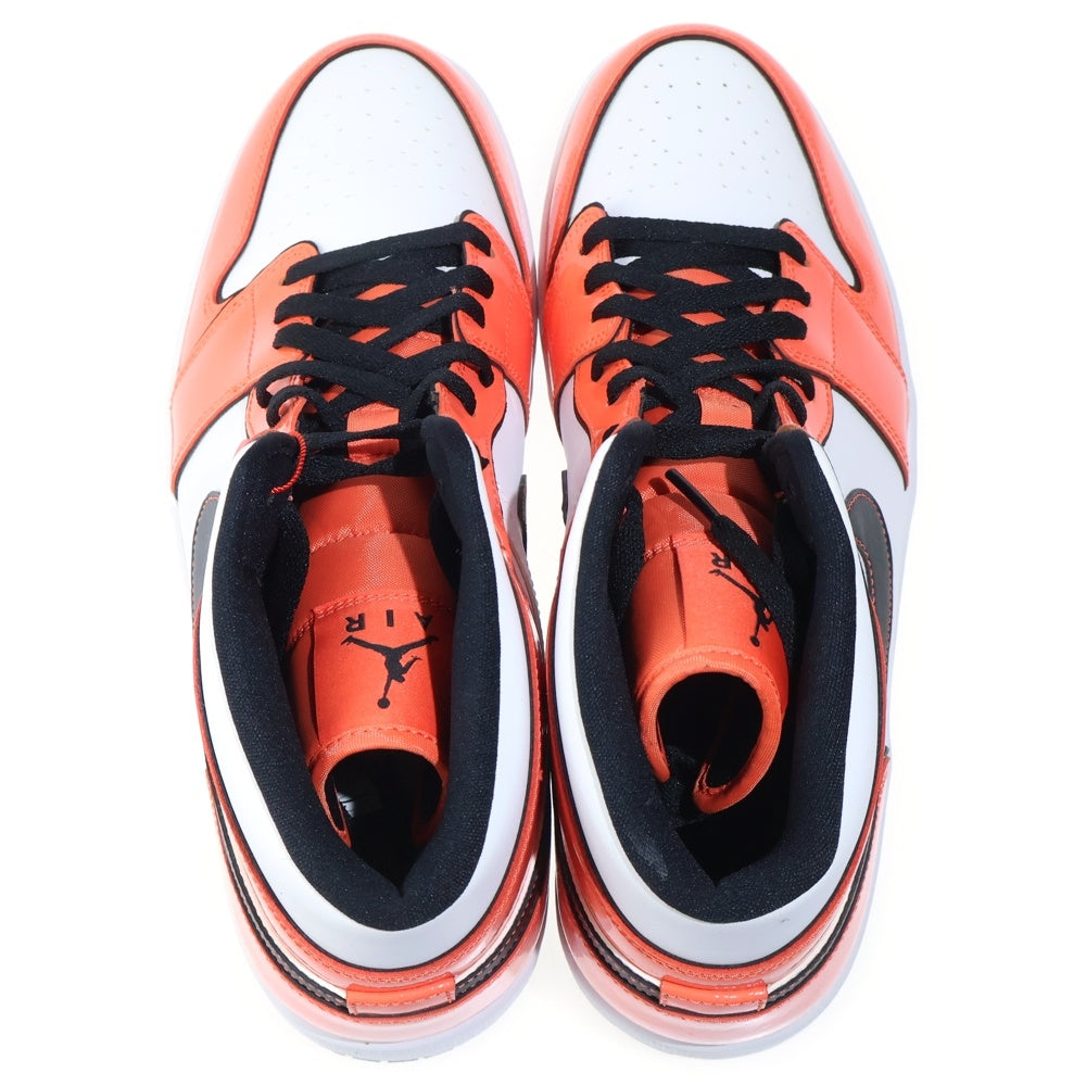 NIKE(ナイキ) AIR JORDAN 1 MID SE TURF ORANGE エアジョーダン1 ターフオレンジ ミッドカットスニーカー オレンジ/ホワイト US14/32cm DD6834-802