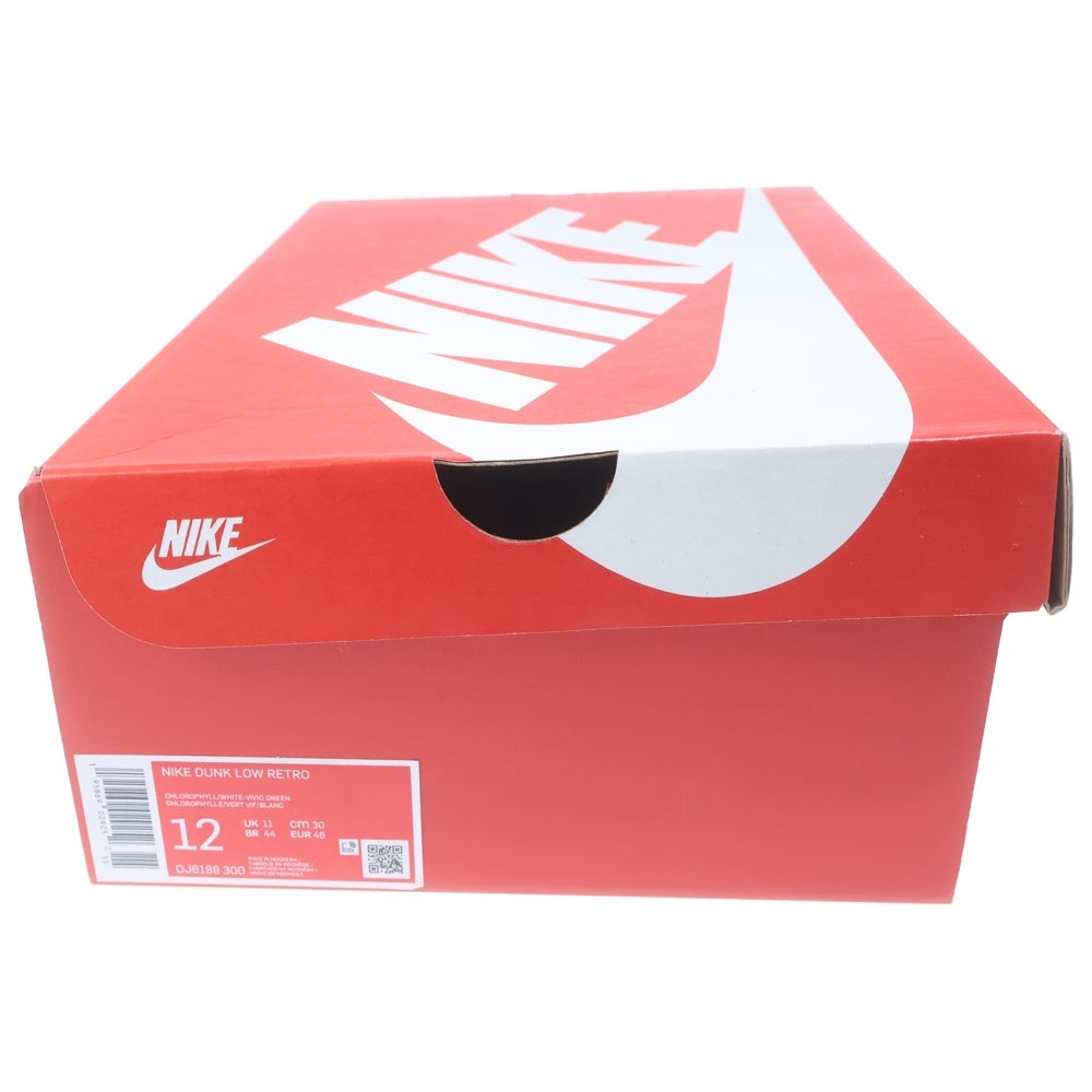 NIKE(ナイキ) DUNK LOW Chlorophyll Vivid Green DJ6188-300 ダンク ローカットスニーカー クロロフィル ビビットグリーン US12/30cm