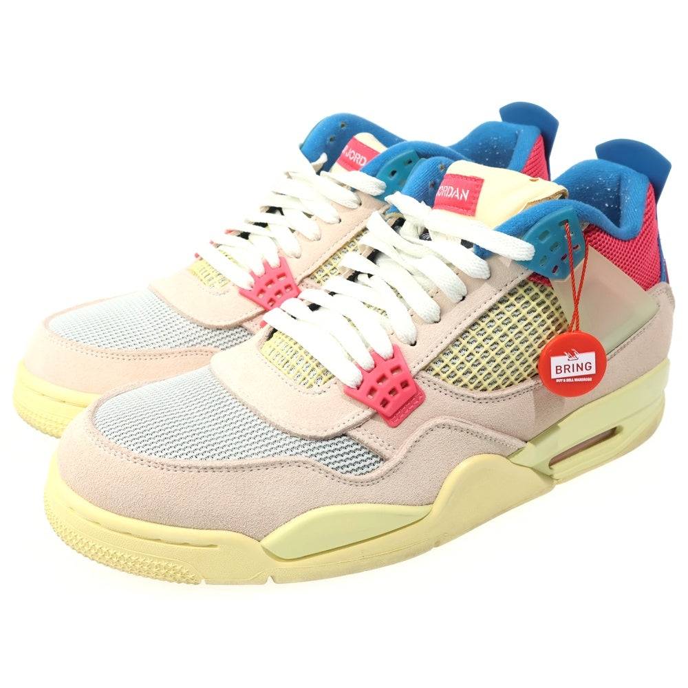 NIKE(ナイキ) ×UNION AIR JORDAN 4 GUAVA ICE ユニオン エアジョーダン4 グァバアイス ミッドカットスニーカー マルチ US12.5/30.5cm DC9533-800