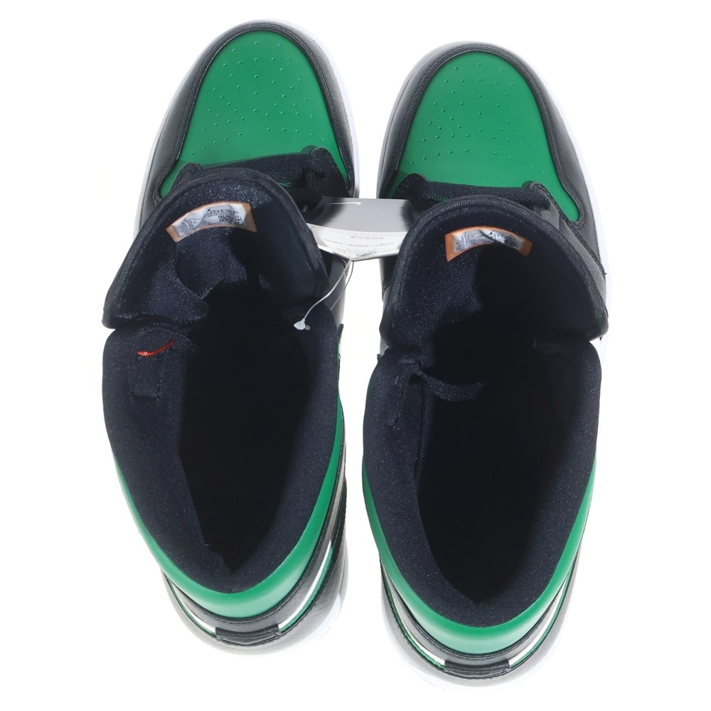 NIKE(ナイキ) AIR JORDAN 1 MID PINE GREEN エアジョーダン 1 パイングリーン ミッドカットスニーカー ホワイト/ブラック/グリーン US13/31cm 554724-067