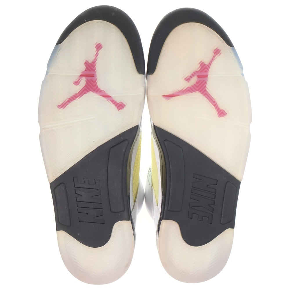 NIKE(ナイキ) AIR JORDAN 5 RETRO FIRE RED エアジョーダン5 ファイアレッド ハイカットスニーカー ホワイト/レッド US14/32cm DA1911-102