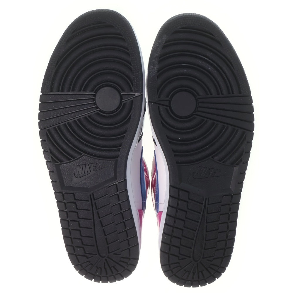 NIKE(ナイキ) AIR JORDAN 1 MID エアジョーダン1 ミッドカットスニーカー ホワイト/ブラック/ピンク US13/31cm CZ9834-100
