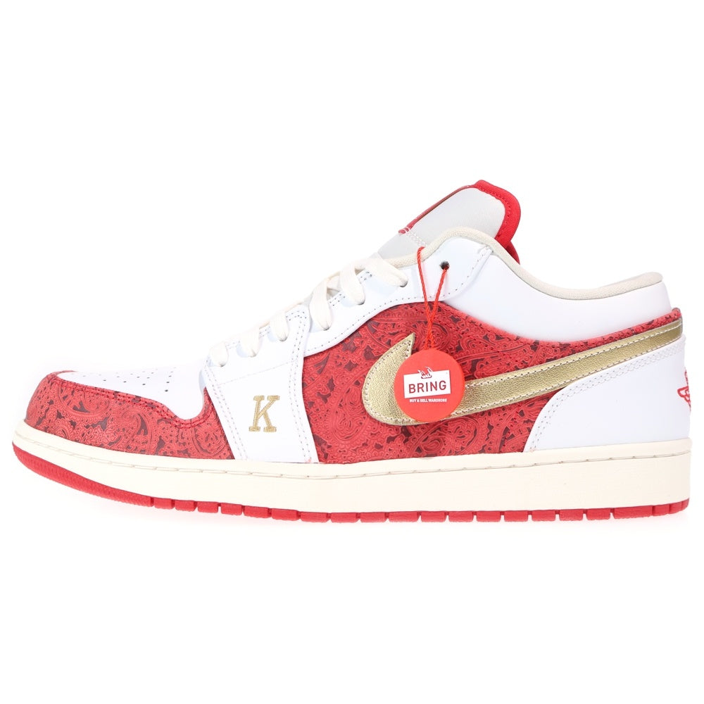 NIKE(ナイキ) AIR JORDAN 1 LOW SE SPADE 2021 エアジョーダン ロー スペード スニーカー シューズ ホワイト/レッド US13/31cm DJ5185-100