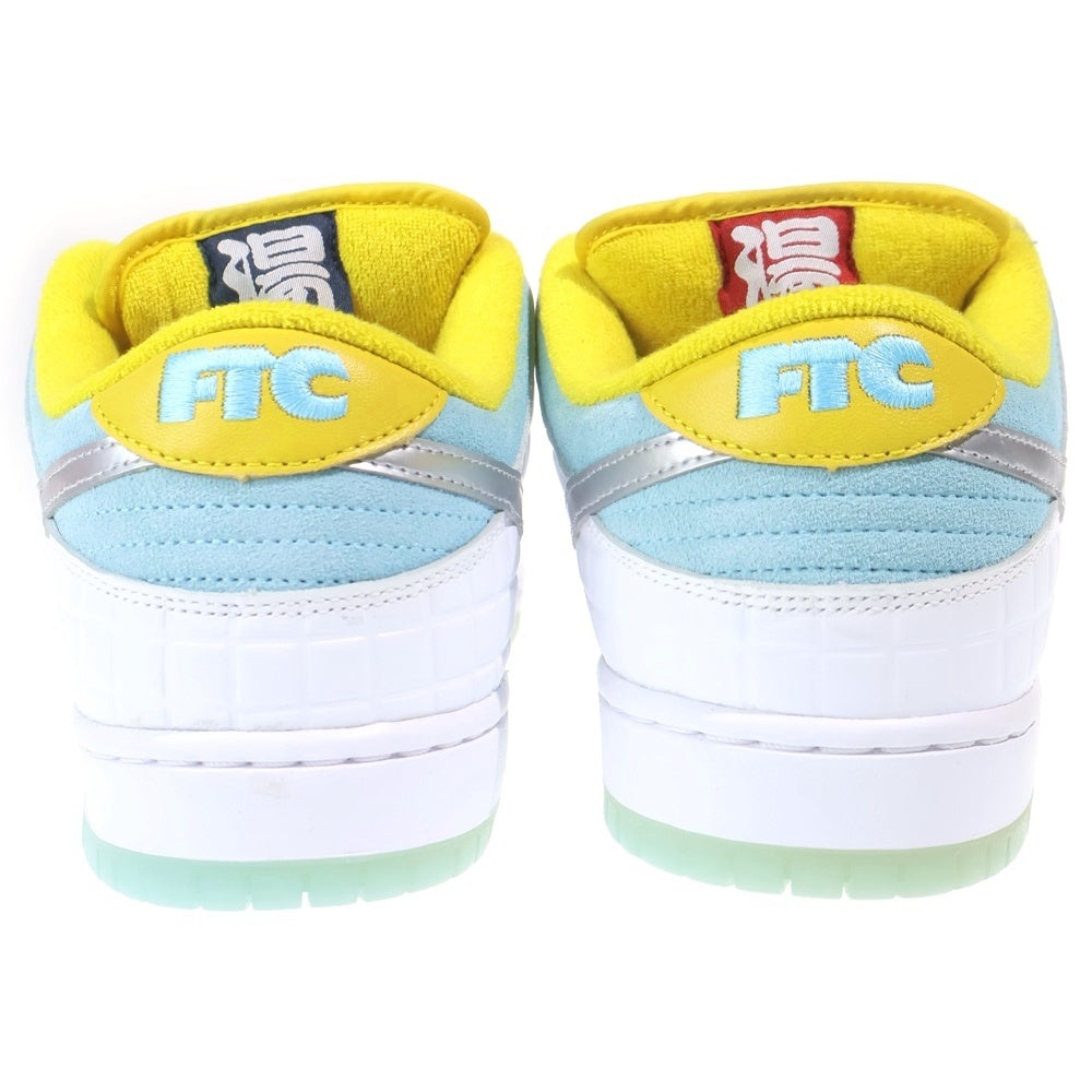 NIKE SB(ナイキエスビー) FTC DUNK LOW PRO QS Lagoon Pulse DH7687-400 ダンクロー ラグーンパルス ローカットスニーカー 銭湯 ライトブルー/ホワイト US12/30cm