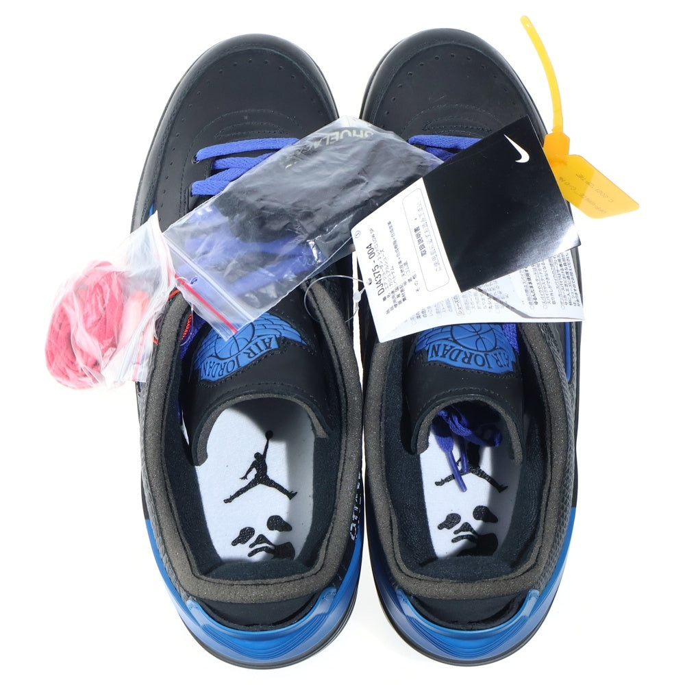 NIKE(ナイキ) ×OFF-WHITE AIR JORDAN 2 RETRO LOW SP DJ4375-004 オフホワイト エアジョーダン2 レトロ ローカットスニーカー ブラック/ブルー US12/30cm