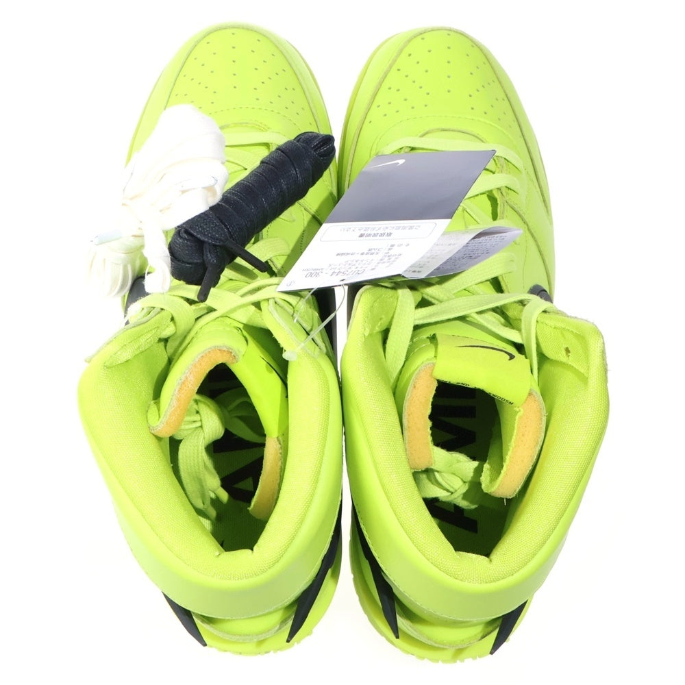 NIKE(ナイキ) ×AMBUSH DUNK HIGH FLASH LIME アンブッシュ ダンク フラッシュライム ハイカットスニーカー グリーン US12/30cm CU7544-300