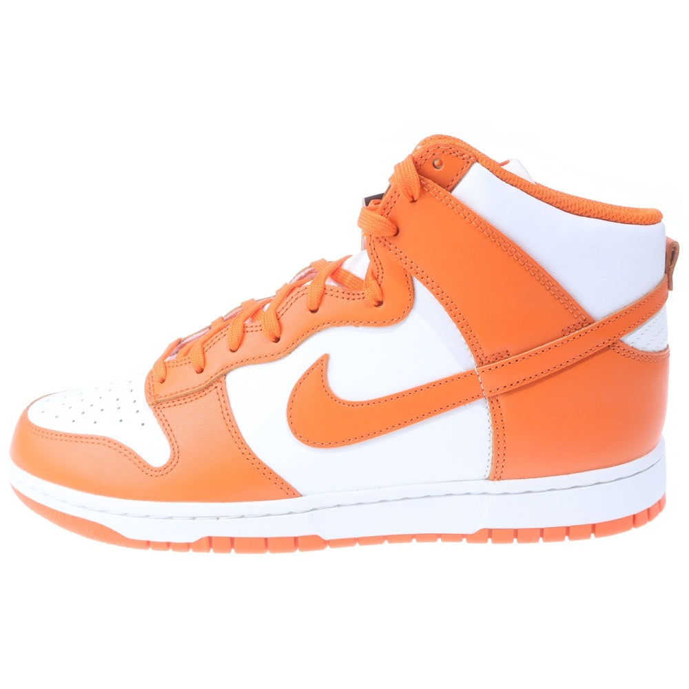 NIKE(ナイキ) DUNK HI RETRO ORANGE BLAZE ダンク ハイ レトロ オレンジブレイズ ハイカットスニーカー ホワイト/オレンジ US12/30cm DD1399-101