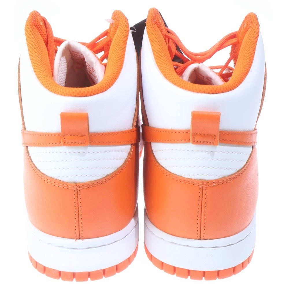NIKE(ナイキ) DUNK HI RETRO ORANGE BLAZE ダンク ハイ レトロ オレンジブレイズ ハイカットスニーカー ホワイト/オレンジ US12/30cm DD1399-101
