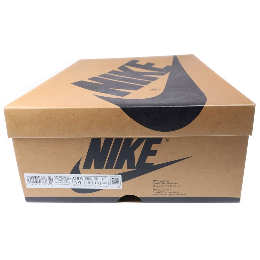 NIKE(ナイキ) AIR JORDAN 1 ZOOM CMFT STADIUM GREEN エアジョーダン1 ズームコンフォート スタジアムグリーン ハイカットスニーカー グリーン/ホワイト US14/32cm CT0978-300
