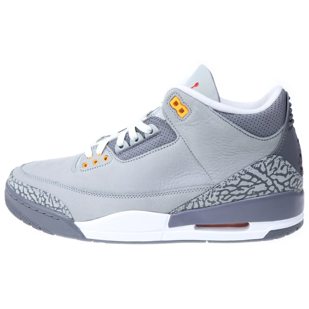 NIKE(ナイキ) AIR JORDAN 3 COOL GREY エアジョーダン3 クールグレー ローカットスニーカー グレー US12.5/30.5cm CT8532-012