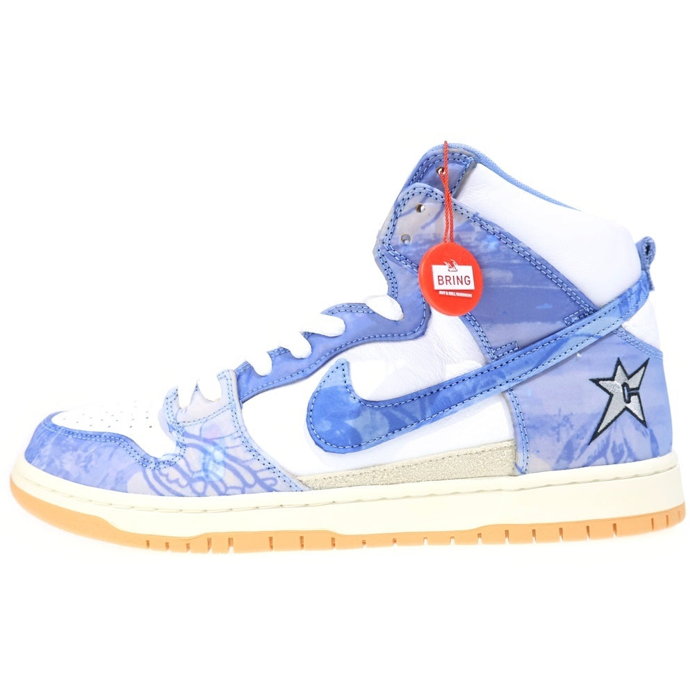 NIKE SB(ナイキエスビー) ×Carpet Company DUNK HIGH カーペットカンパニー ダンク ハイカットスニーカー ホワイト/ブルー US13/31cm CV1677-100