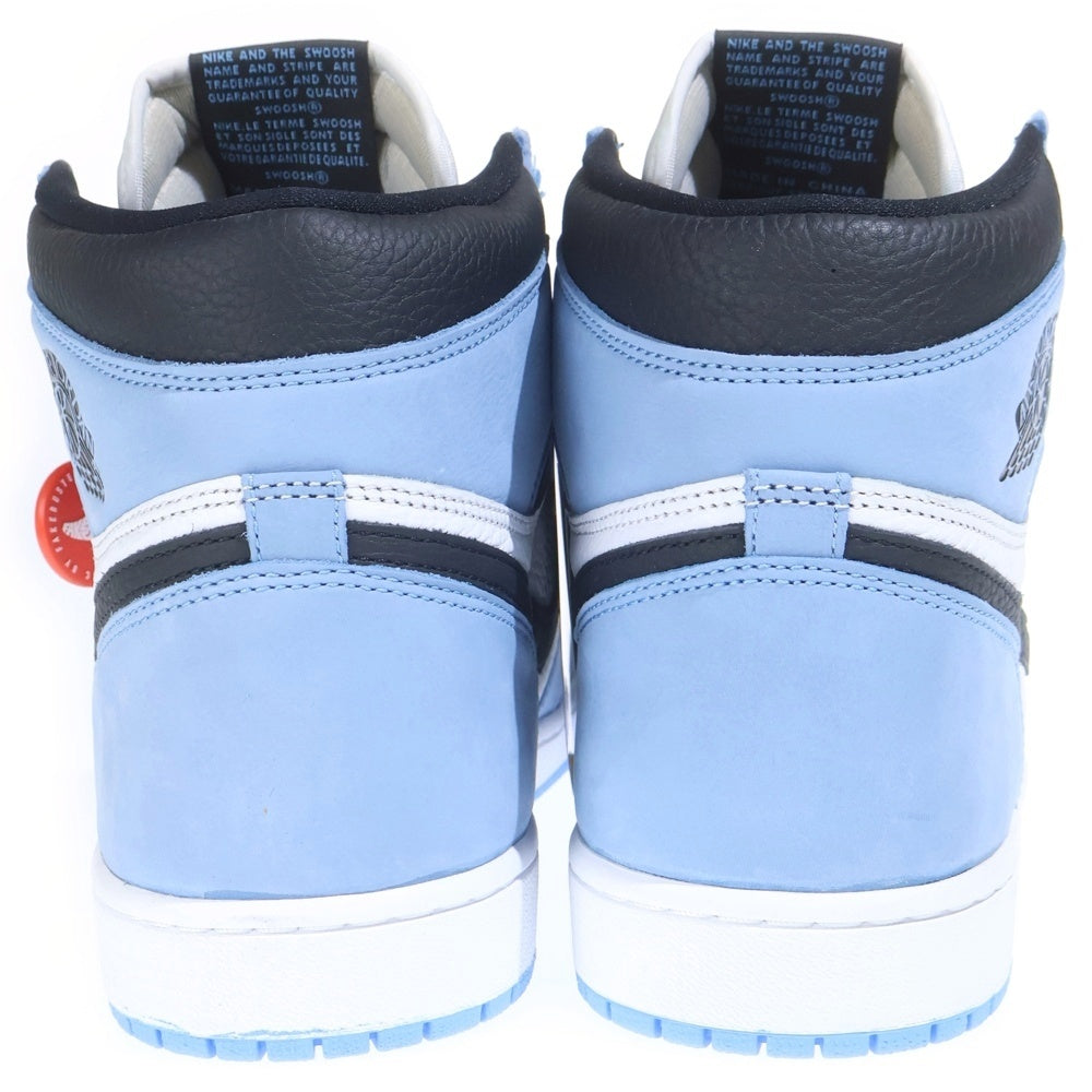NIKE(ナイキ) AIR JORDAN 1 RETRO HIGH OG UNIVERSITY BLUE エアジョーダン1 ユニバーシティブルー ハイカットスニーカー ブルー US14/32cm 555088-134