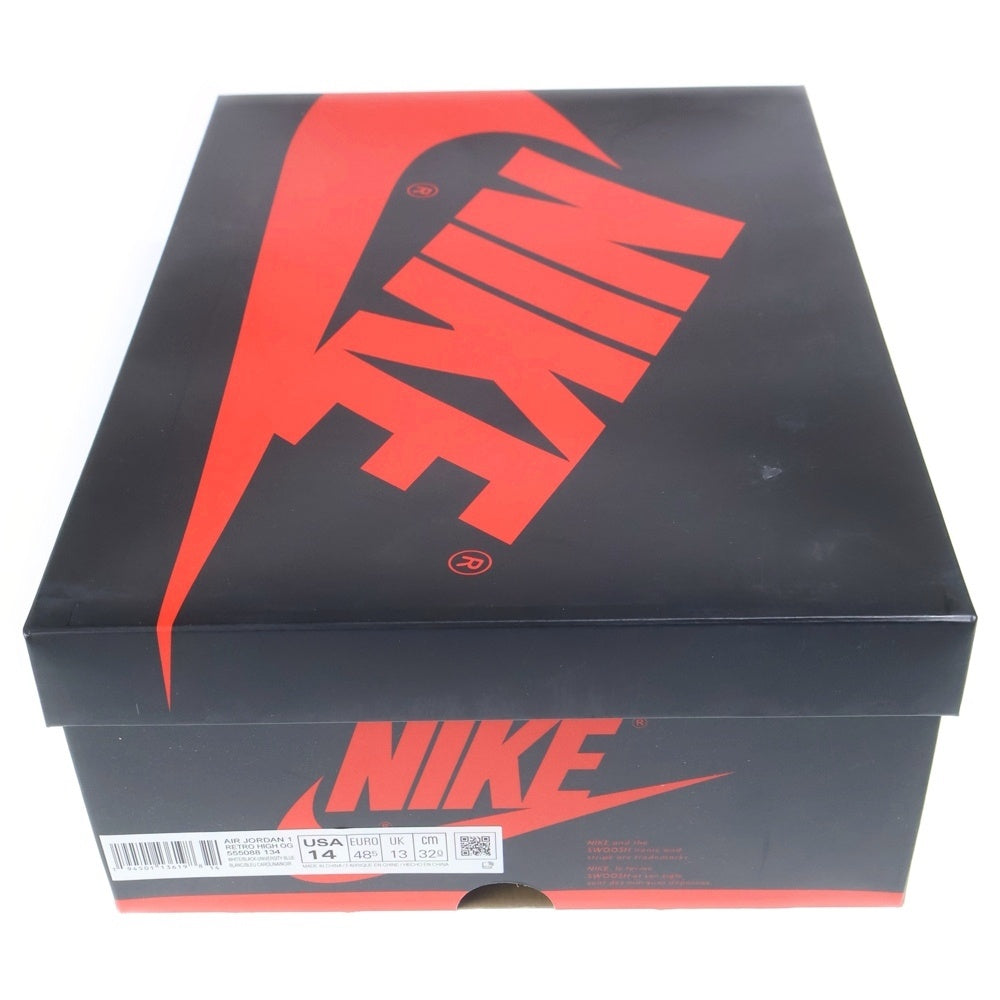 NIKE(ナイキ) AIR JORDAN 1 RETRO HIGH OG UNIVERSITY BLUE エアジョーダン1 ユニバーシティブルー ハイカットスニーカー ブルー US14/32cm 555088-134