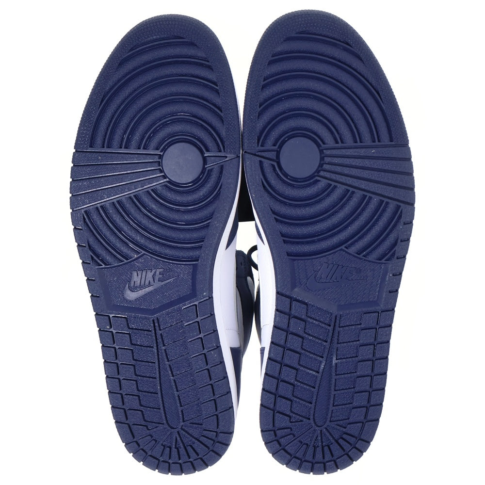 NIKE(ナイキ) AIR JORDAN 1 HIGH OG CO.JP MIDNIGHT NAVY 2020 エアジョーダン1 ミッドナイトネイビー ハイカットスニーカー ホワイト/ネイビー US14/32cm DC1788-100