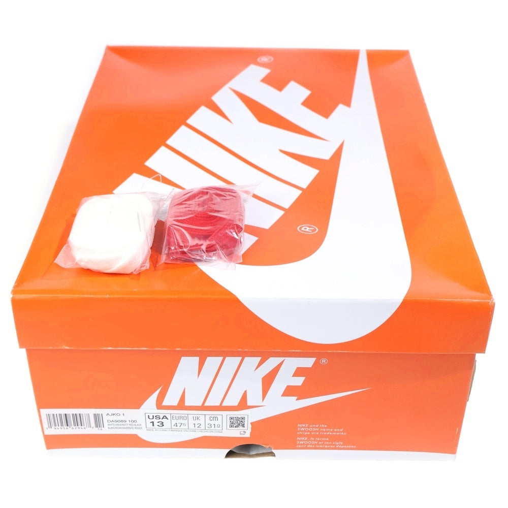 NIKE(ナイキ) AIR JORDAN 1 KO HIGH CHICAGO エアジョーダン1 ケーオー シカゴ ハイカットスニーカー ホワイト/レッド US13/31cm DA9089-100