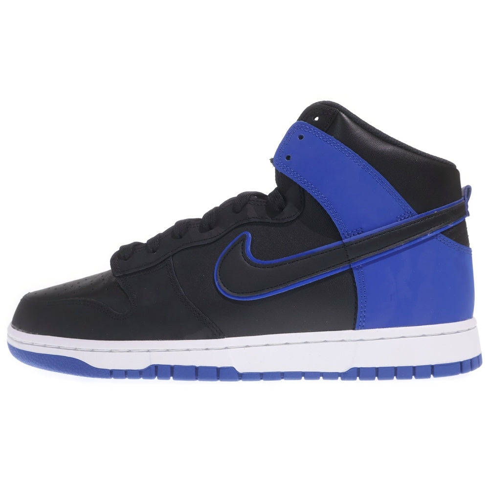 NIKE(ナイキ) DUNK HIGH BLUE CAMO ダンク ブルーカモ ハイカットスニーカー ブラック/ブルー US12/30cm DD3359-001