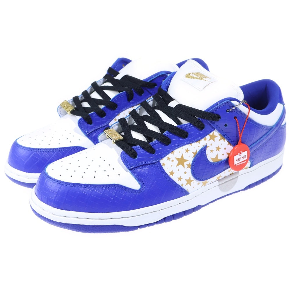 NIKE SB(ナイキエスビー) ×SUPREME DUNK LOW OG DH3228-100 シュプリーム ダンク ローカットスニーカー ブルー US12/30cm