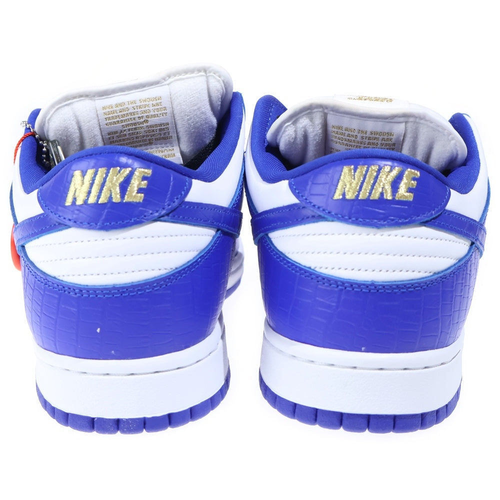 NIKE SB(ナイキエスビー) ×SUPREME DUNK LOW OG DH3228-100 シュプリーム ダンク ローカットスニーカー ブルー US12/30cm