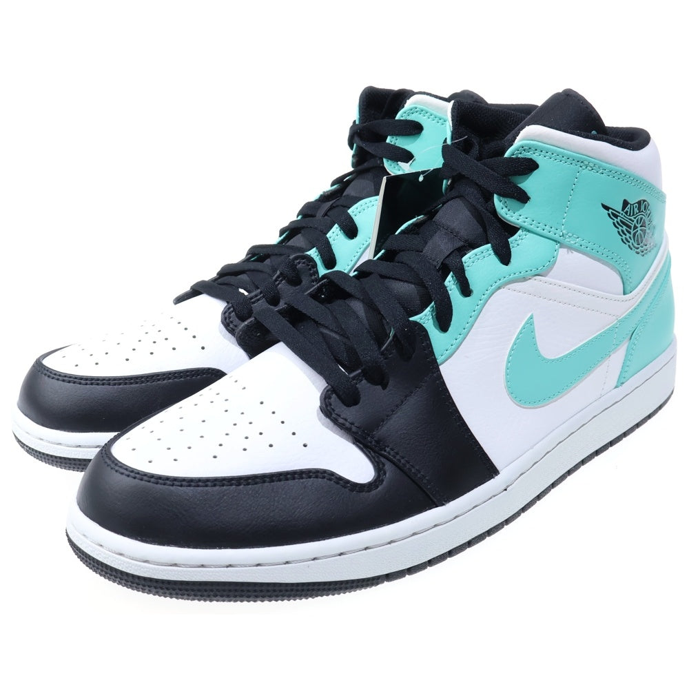 NIKE(ナイキ) AIR JORDAN 1 MID TROPICAL TWIST エアジョーダン1 ミッド トロピカルツイスト ミッドカットスニーカー ホワイト/ブラック/ブルー US14/32cm 554724-132