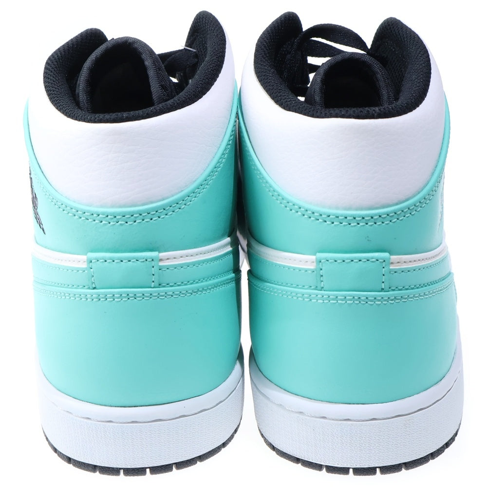 NIKE(ナイキ) AIR JORDAN 1 MID TROPICAL TWIST エアジョーダン1 ミッド トロピカルツイスト ミッドカットスニーカー ホワイト/ブラック/ブルー US14/32cm 554724-132