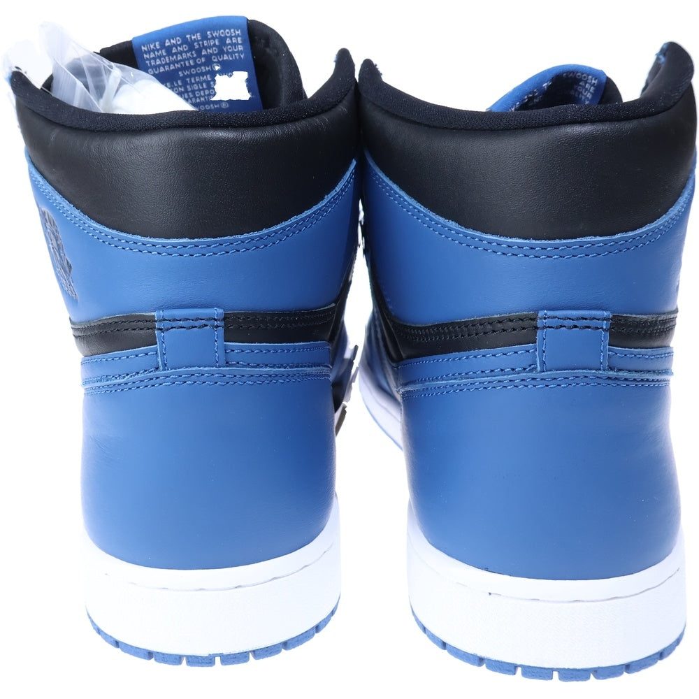 NIKE(ナイキ) AIR JORDAN1 RETRO OG DARK MARINA BLUE エアジョーダン レトロ ダークマリーナブルー ハイカットスニーカー ブラック/ブルー US13/31cm 555088-404