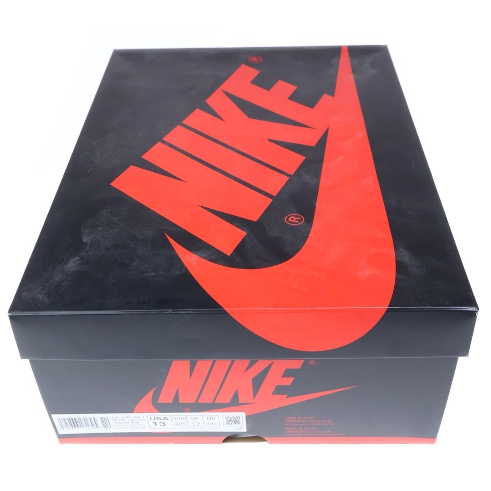 NIKE(ナイキ) AIR JORDAN1 RETRO OG DARK MARINA BLUE エアジョーダン レトロ ダークマリーナブルー ハイカットスニーカー ブラック/ブルー US13/31cm 555088-404