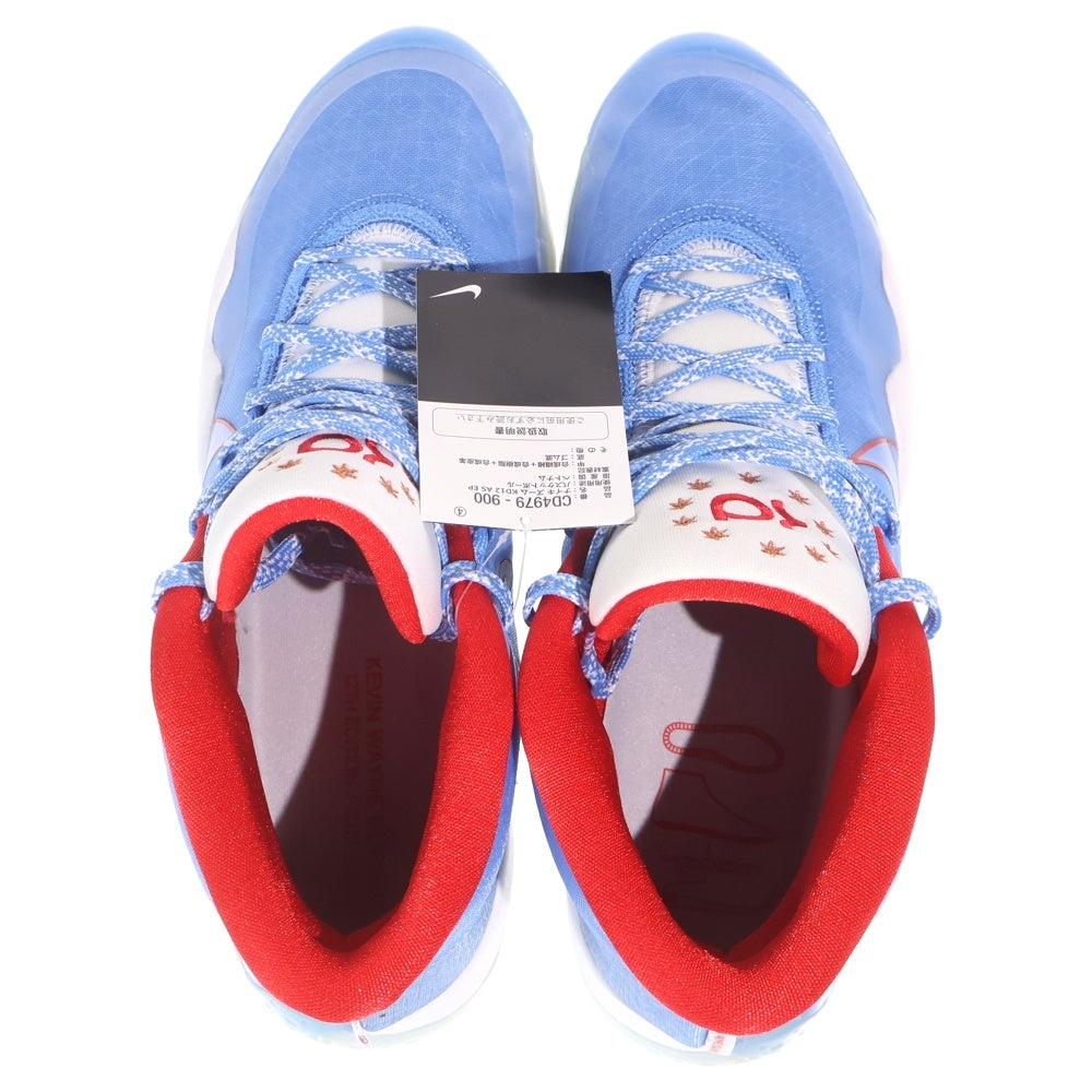 NIKE(ナイキ) ×DON C ZOOM KD 12 EP All STAR JUST ズーム ケビン デュラント 12 ハイカットスニーカー ブルー US13/31cm CD4979-900