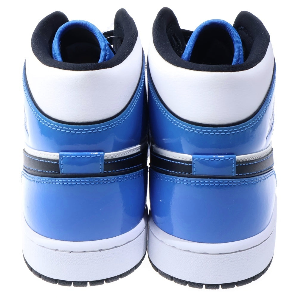 NIKE(ナイキ) AIR JORDAN 1 MID SE SIGNAL BLUE エアジョーダン1 シグナルブルー ミッドカットスニーカー ホワイト/ブルー US14/32cm DD6834-402