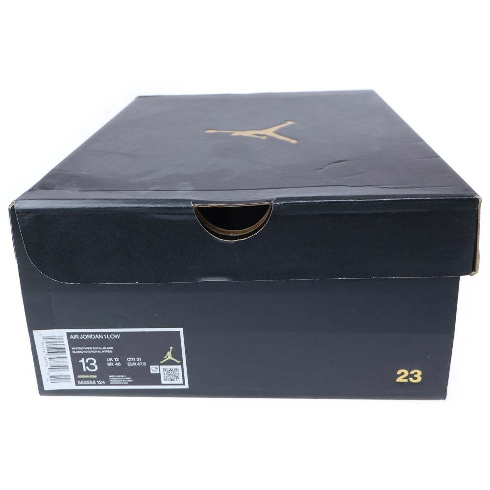 NIKE(ナイキ) AIR JORDAN 1 LOW GAME ROYAL エアジョーダン1 ゲームロイヤル ローカットスニーカー ブルー/ホワイト US13/31cm 553558-124