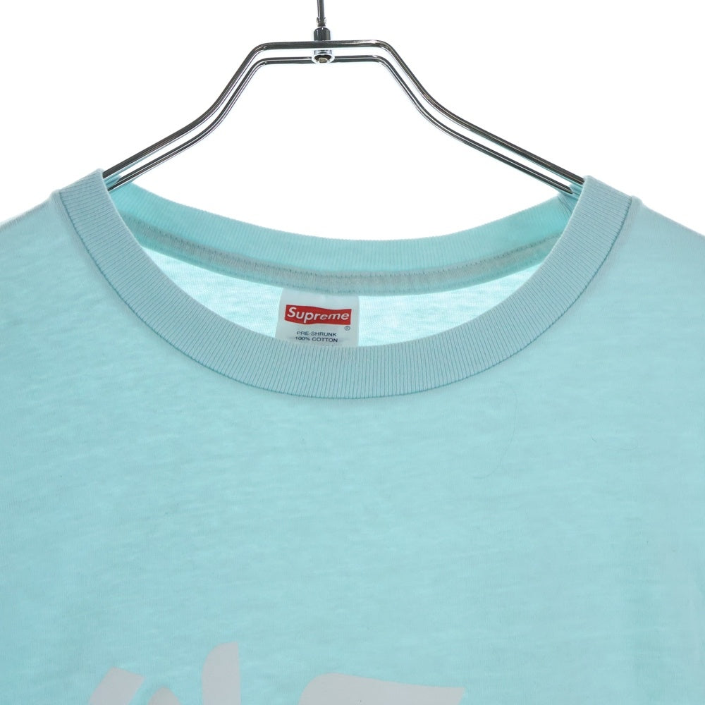 SUPREME(シュプリーム) 23SS Arabic Logo Tee アラビックロゴプリント クルーネック 半袖Tシャツ カットソー ライトブルー
