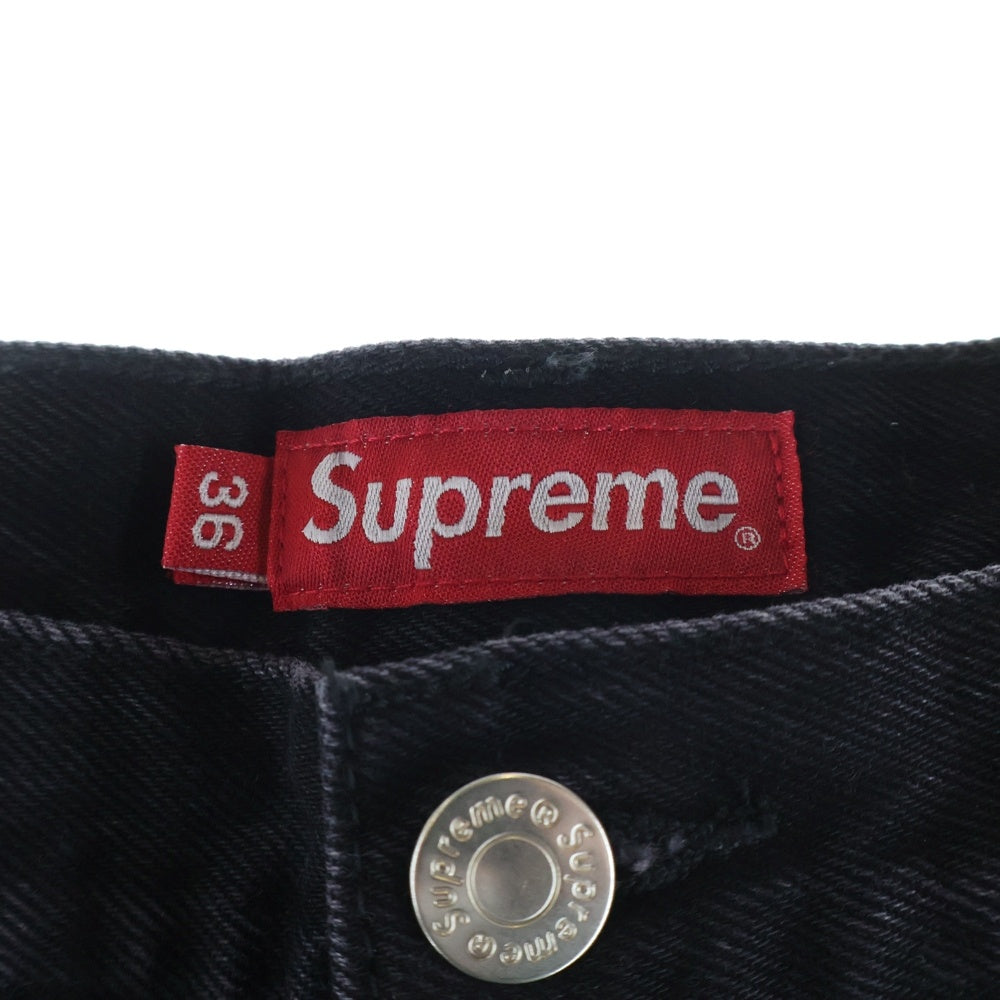 SUPREME(シュプリーム) 22AW BAGGY JEAN バギー ブラック ジーンズ デニムパンツ