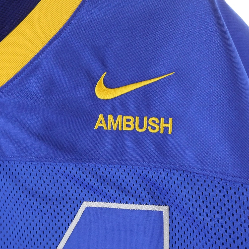 NIKE(ナイキ) ×AMBUSH ジップアップ フットボールジャケット スタジャン ブルー DX6916-455