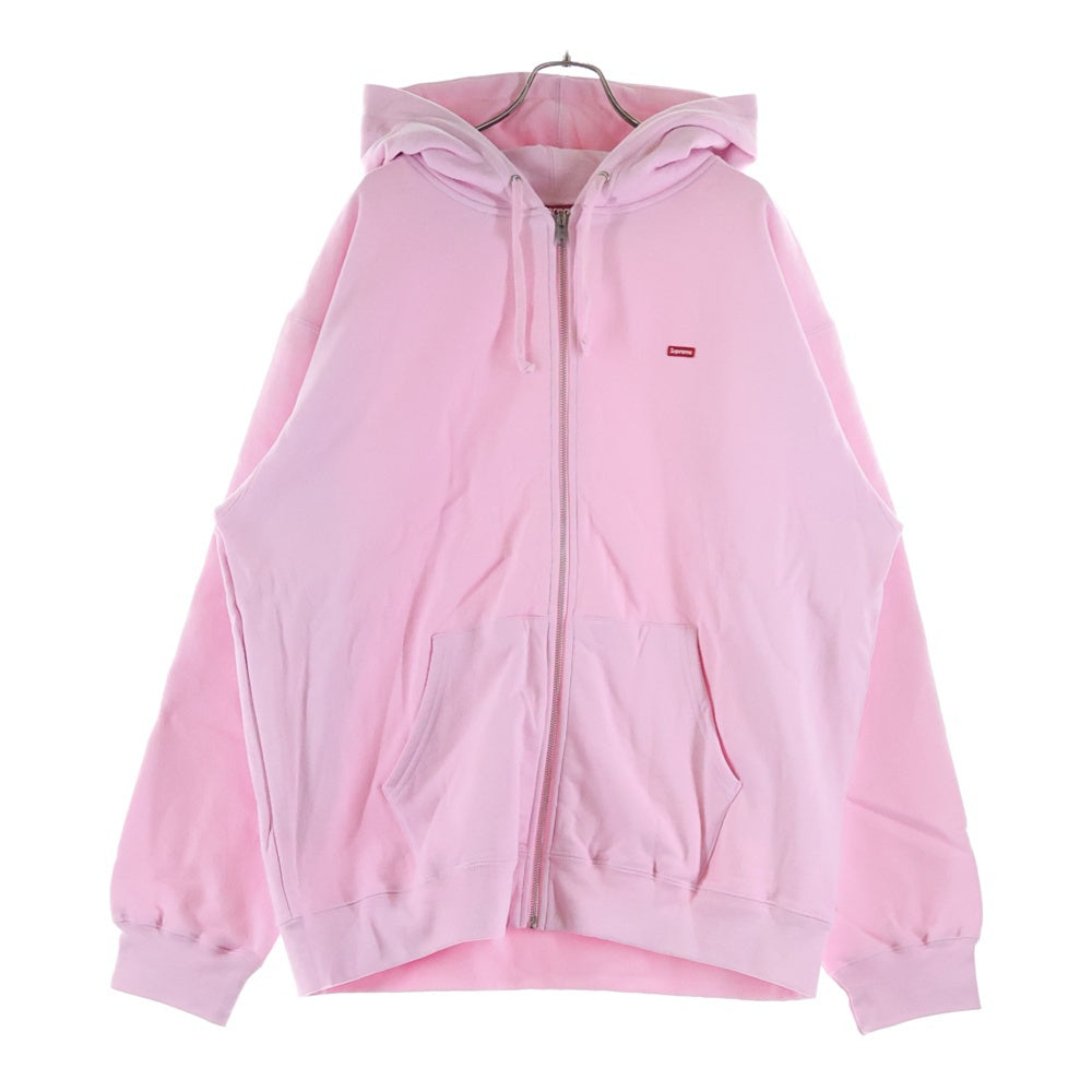 SUPREME(シュプリーム) 24AW Small Box Zip Up Hooded Sweatshirt スモールボックス ジップアップ スウェットパーカー ライトピンク