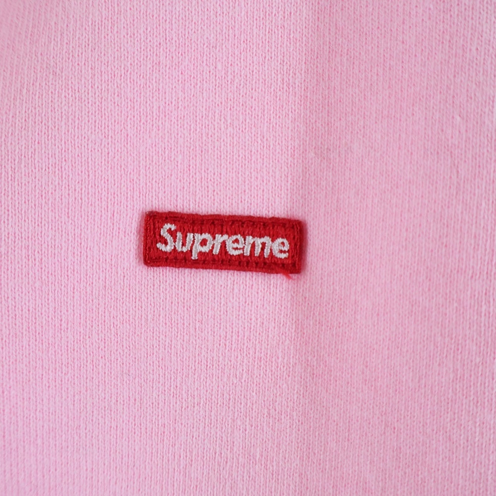 SUPREME(シュプリーム) 24AW Small Box Zip Up Hooded Sweatshirt スモールボックス ジップアップ スウェットパーカー ライトピンク