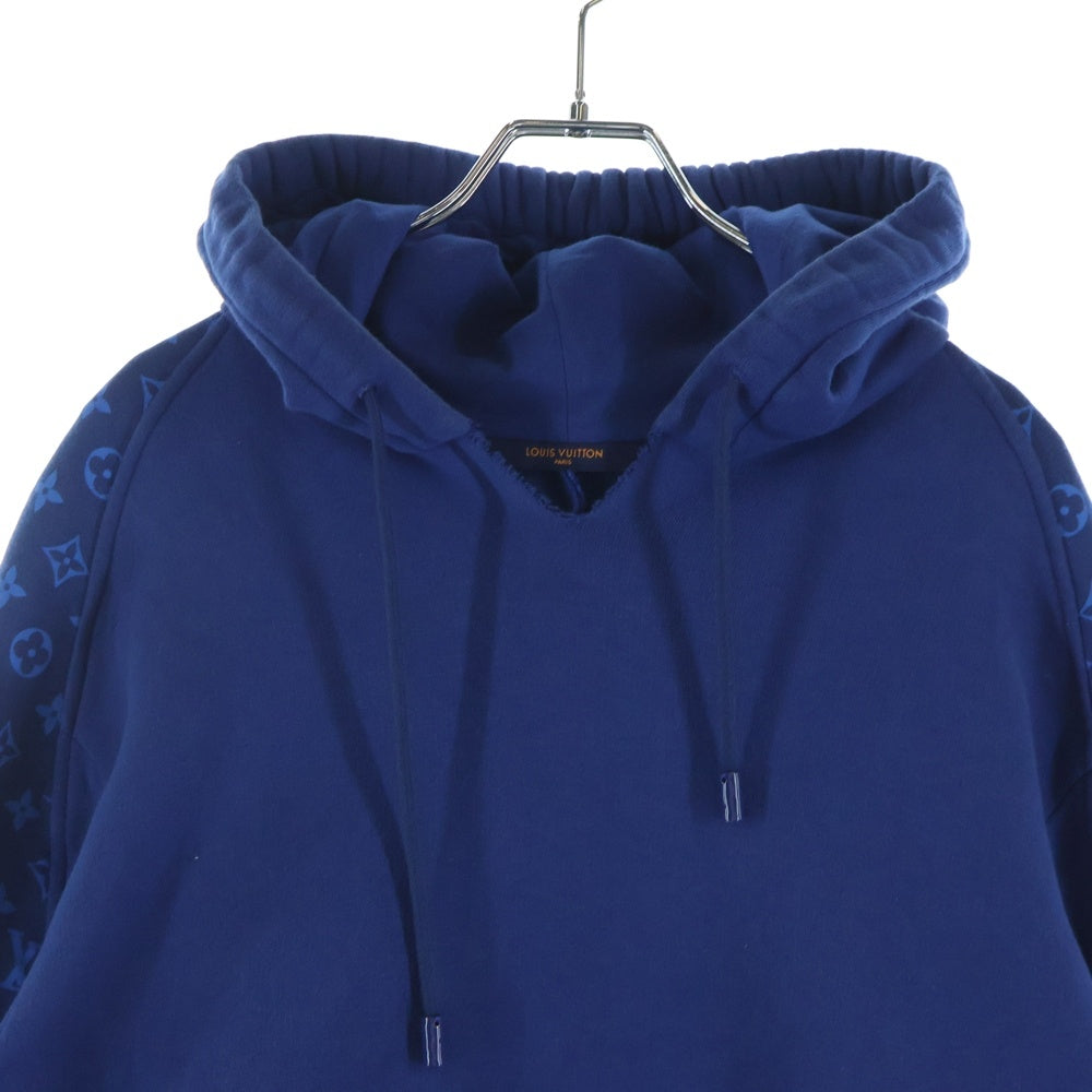 LOUIS VUITTON(ルイヴィトン) 22AW モノグラム サークルカット スウェットパーカー フーディ ブルー RM222Q UYR HNY40W