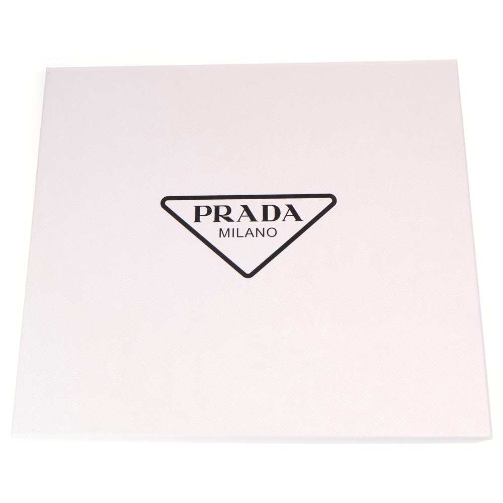 PRADA(プラダ) モノリス ラバー ストラップ トライアングル ロゴ サンダル ブラック レディース
