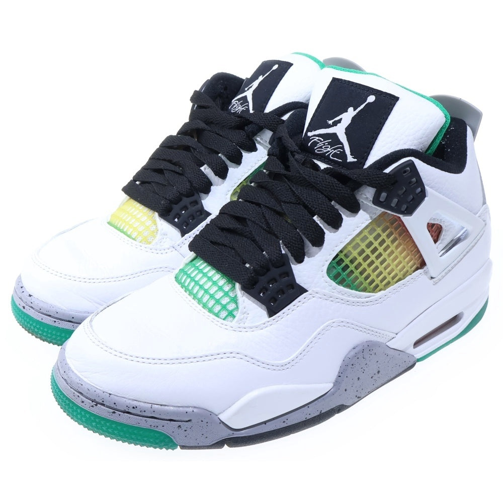 NIKE(ナイキ) WMNS AIR JORDAN 4 RETRO ウィメンズ エアジョーダン 4 レトロ ハイカットスニーカー ホワイト US7.5/24.5cm AQ9129-100 レディース