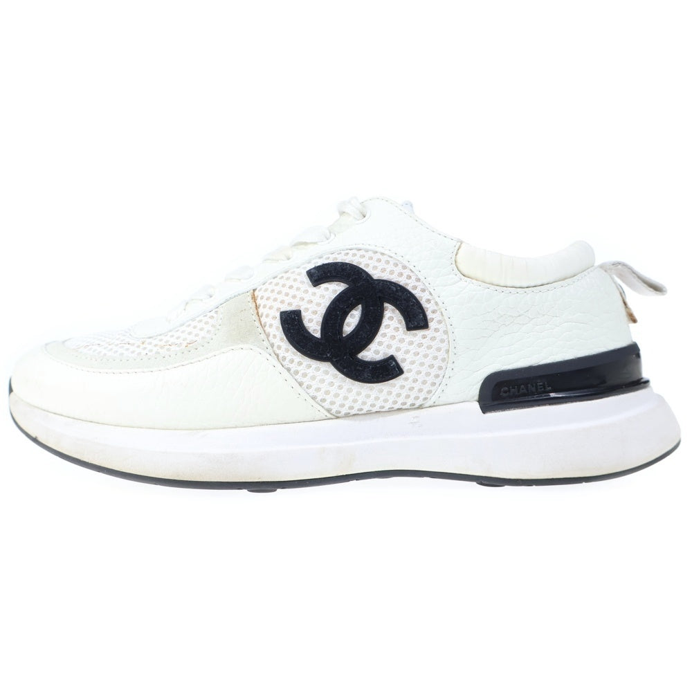 CHANEL(シャネル) ココマーク メッシュローカットスニーカー シューズ レディース ホワイト G37491