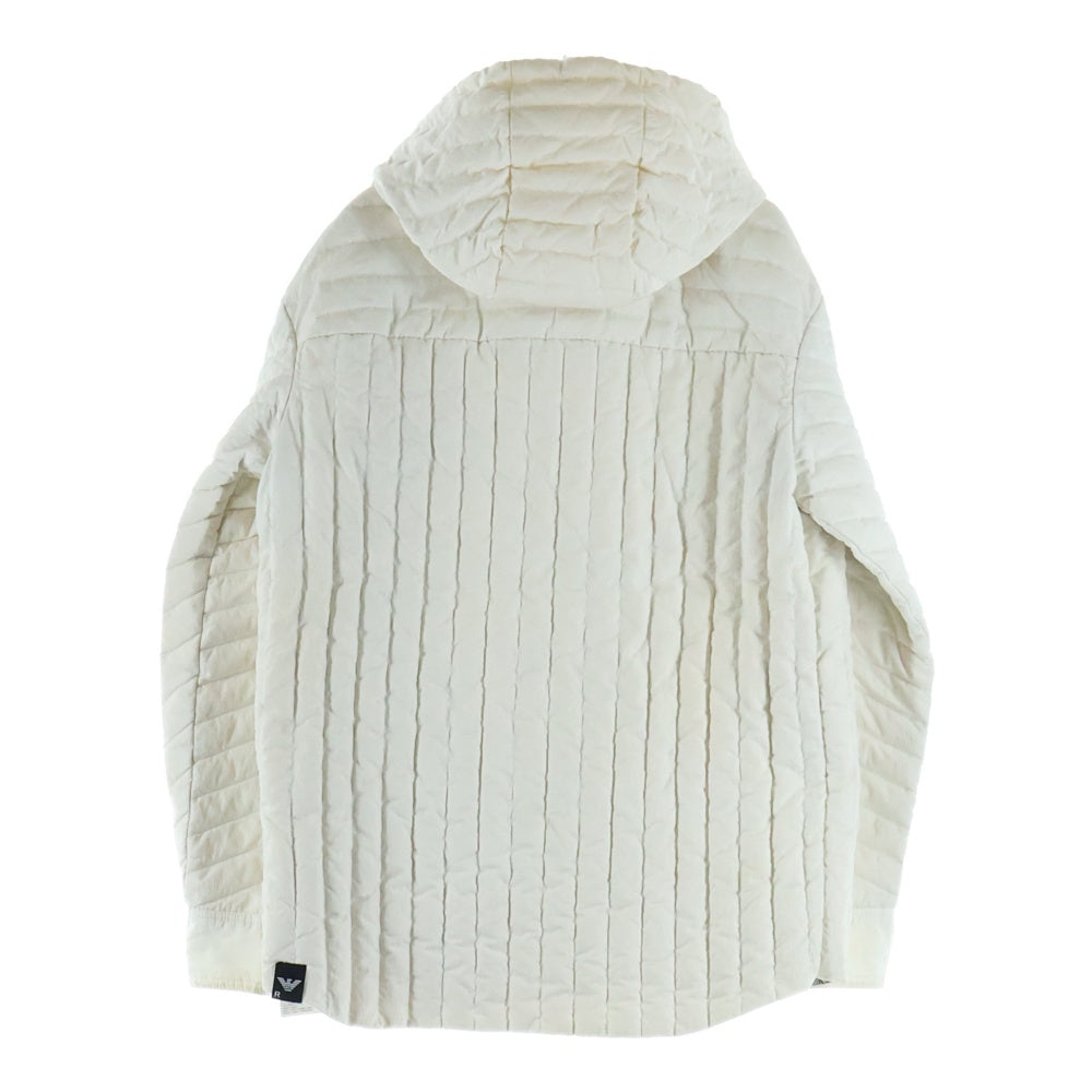 EMPORIO ARMANI(エンポリオアルマーニ) ナイロンフーデッドジャケット レディース ホワイト 3R1BC6 1NROZ