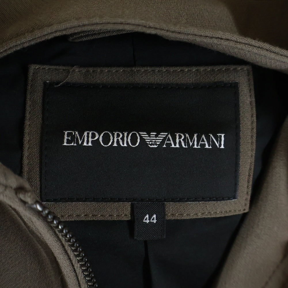 EMPORIO ARMANI(エンポリオアルマーニ) フーデッド付き レイヤード テーラードジャケット カーキ 6R1G73 1NFTZ