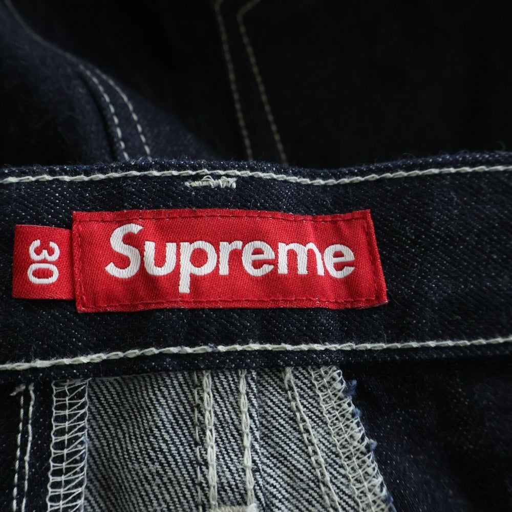 SUPREME(シュプリーム) 25SS Paneled Stripe Baggy Jean パネルストライプ バギージーンズ デニムパンツ インディゴ