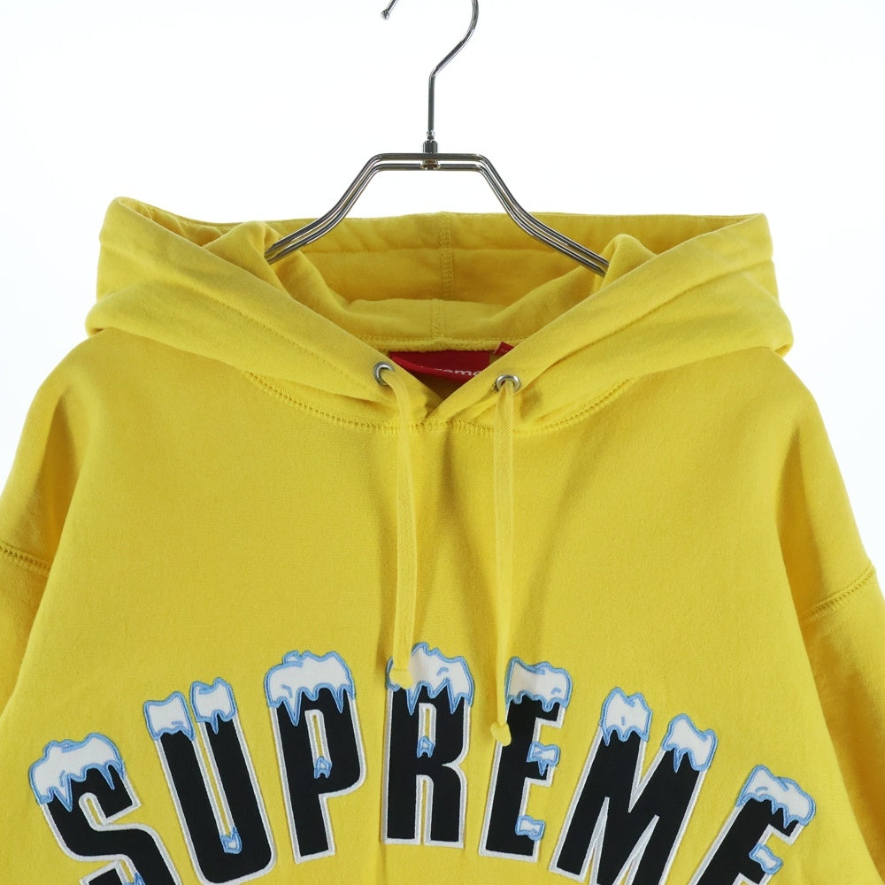 SUPREME(シュプリーム) 20AW Icy Arc Hooded Sweatshirt アイシーアーチロゴ スウェットプルオーバーパーカー イエロー